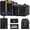 Black, variant on Weavehouse Travel Packing Cubes 8 Pcs Set, Luggage Packing Organizers with Shoe Bag and Toiletry Bag