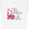 thumbnail image 4 of Inktastic I Have Been Promoted to Big Sister Pink Girls Baby Bodysuit, 4 of 5