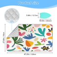 thumbnail image 2 of Ironing Mat Portable Ironing Blanket for Table Top Travel Ironing Pad for Washer Dryer 27.6" x 47.2" Colorful Abstract Shapes, 2 of 6