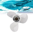 thumbnail image 3 of NEWZQ Aluminum Alloy Boat Engine Propeller for Yamaha 30hp 40hp 50hp 60hp Outboard 3 Blades White, 3 of 10
