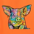 thumbnail image 2 of Dean Russo The Pig Animal Lover Mens Graphic Tank Top, Orange, 3X-Large, 2 of 6