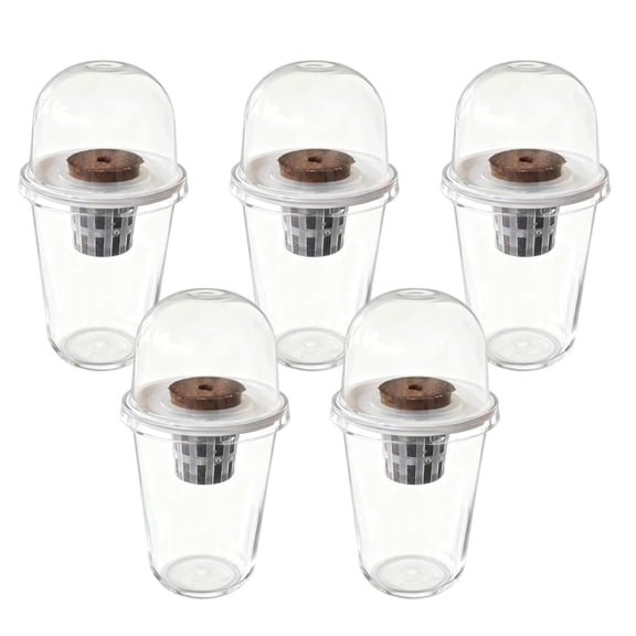 Clear Hydroponic Nursery Kit,with Humidity Domes, 5in1 Hydroponics Growing System Kit, Hydroponic System for Nursery for Germination, Indoor Soilless Starter Kit for Vegetables Herbs