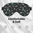 Sleep Mask Golf Bags And Balls Light Blocking Eye Masks for Sleep