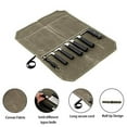 thumbnail image 4 of 3Colors Waterproof Canvas Chef Knife Bag Roll Foldable Kitchen Culinary Storage Tools, 4 of 21