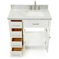 thumbnail image 6 of Ariel H037SRCW2RVOWHT Bristol 37" Free Standing Single Rectangular Basin Vanity Set -, 6 of 7