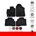 thumbnail image 2 of Ikon Motorsports Compatible with 07-12 Toyota Yaris 4Dr OE Factory Style Gray Nylon Carpet Car Floor Mats Front Rear 4pcs 2007 2008 2009 2010 2011 2012, 2 of 9