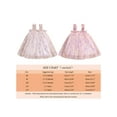 thumbnail image 7 of Suealasg Toddler Girls Casual Dress Little Girls Sleeveless Butterfly Petals Print Tulle Princess Dress Kids Girls Summer Party Skirt, 7 of 7