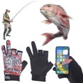thumbnail image 2 of Guantes Sin Dedos Protección Solar Con 3 Cortados Pesca Antideslizantes Kayak en, 2 of 9
