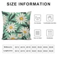 thumbnail image 5 of YINGXI Pillow Covers Bloom with Grace Decorative Throw Pillowcases for Home Sofa Couch Decoration G505-18 22x22in, 5 of 5