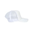 thumbnail image 4 of Youth Girls Boys Trucker Cap - Snapback Kids Baseball Hat White, 4 of 4
