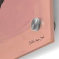 thumbnail image 2 of Epic Art 'Pink and Gray Floral 1' by Stellar Design Studio, Acrylic Glass Wall Art, 36"x36", 2 of 7