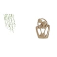 thumbnail image 1 of Adhesivo de pared,Pegatinas de pared de vides colgantes para dormitorio,Calcomanía de pared con hojas de plantas verdes para oficina,Estatua abstracta,Estatua abstracta para decoración del, 1 of 8