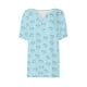 thumbnail image 3 of Camisetas Casuales de Mujer con Cuello en V Camiseta de Color Sólido, Manga Corta Casual Top para el Uso Diario, 3 of 5