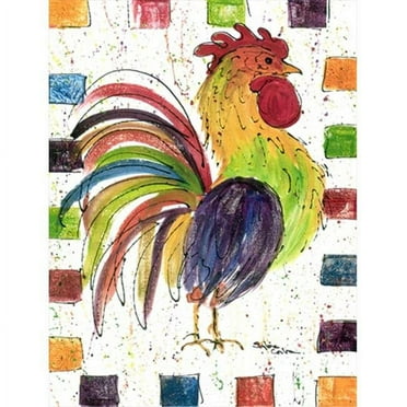Rooster Flag Garden Size