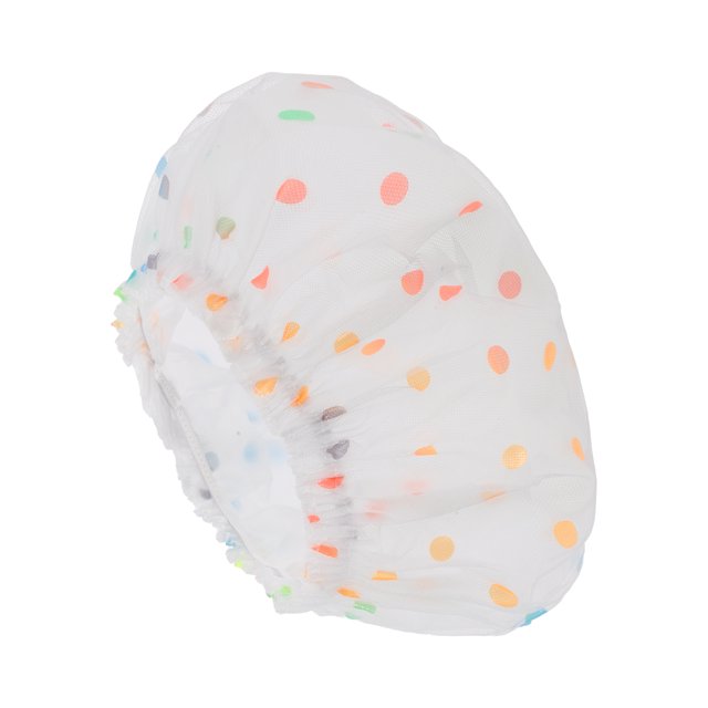 Gorro de ducha de patrón de puntos para mujeres 1 Pc de Bargains Únicos para baño, negocios, viajes, vacaciones, hotel, color variado, hilo PEVA
