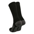 thumbnail image 2 of TCK Elite Performance Solid Color Crew Socks (Black, Small), 2 of 2