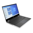 thumbnail image 4 of HP Pavilion x360 Convertible 14-inch Laptop, 11th Generation Intel Core i5-1135G7 processor, Iris Xe Graphics, 8GB RAM, 256 GB SSD, Windows 11 Home (14-dw1025nr, Natural silver), 4 of 5
