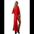 thumbnail image 2 of Traje de Baño de para Mujer, Cárdigan con Abertura Frontal, Bikini Fluido de Verano, Ropa de Playa Rojo un Tamaño, 2 of 8