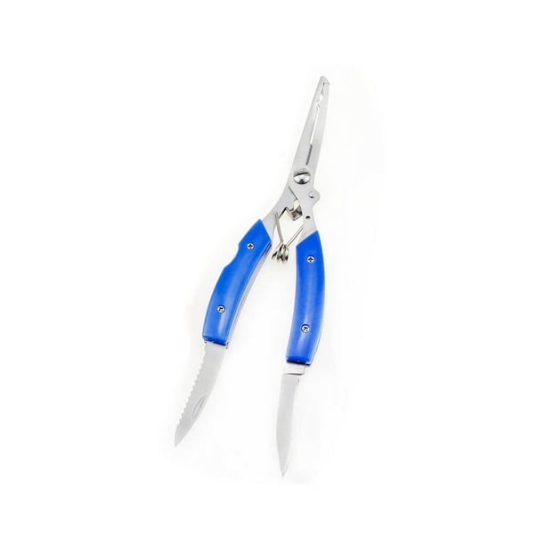 Eigraketly Alicates para señuelos, flotador de pesca, alicates de plástico ajustables, abrazadera práctica, accesorios prácticos de aparejos de larga Pescar Azul Eigraketly OD030327-01