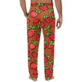 thumbnail image 5 of Pisexur Sweatpants for Men High-end Fabric Work Pants for Men,Men Printing Elastic Waist Draw Rope Pocket Full Length Pants Orange,L, 5 of 5