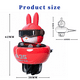 thumbnail image 4 of Ambientador De Coche Ambientador de aire para coche con diseño de conejo, adorno de aromaterapia con salida de aire con clip (rojo) Sywqhk Accesorios para autos y motos, 4 of 8