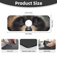 thumbnail image 2 of Pofeuu Tribal Style Raccoon Print Splash Guard for Sink Faucet Sink Gadgets-Splash Guard Behind Faucet Drip Catcher for Kitchen, Bathroom,Sink Mat, 2 of 7
