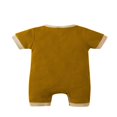 thumbnail image 2 of CNKOO Baby Short Sleeve Contrast Color  Neck Single-Breasted Romper, 2 of 5
