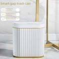 thumbnail image 1 of Bote de basura inteligente completamente automático con tapa para el hogar, cocina, sala de estar, baño, bote de basura de inducción creativo, 1 of 5