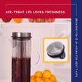 thumbnail image 5 of Cold Brew Coffee Brewer and Large Tea Maker Glass Kettle 44oz w/ Stainless Strainer, 5 of 13