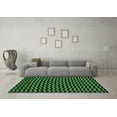 thumbnail image 3 of Ahgly Company Indoor Rectangle Abstract Emerald Green Modern Area Rugs, 2' x 3', 3 of 4