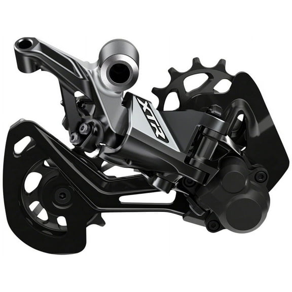 Shimano XTR RD-M9100-GS Rear Derailleur - 12 Speed, Medium Cage, Gray, With Clutch