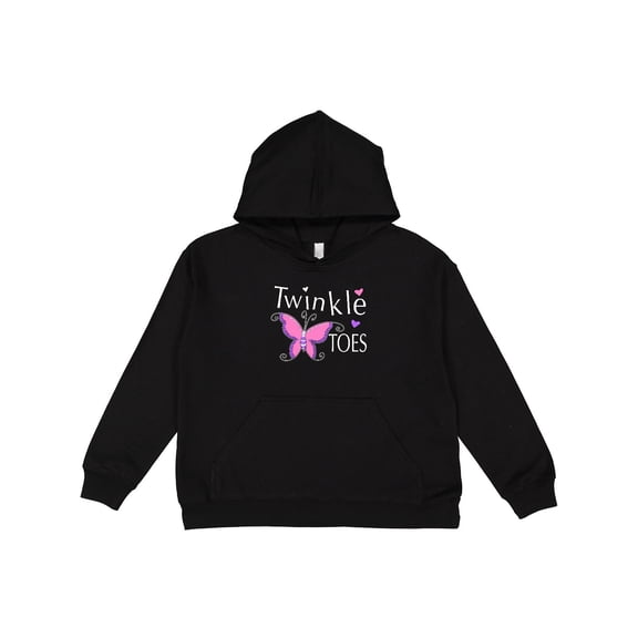 Inktastic Twinkle Toes Pretty Butterfly Youth Hoodie Sweatshirt