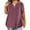 Wine red, variant on Eurivicy Women's Plus Size T Shirts Summer Short Sleeve Pullover Tunic Tops