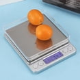 thumbnail image 2 of Báscula digital para alimentos para onzas y gramos de alimentos Báscula de cocina multifuncional de precisión de 3000 g/0,1 g para cocinar y hornear: tamaño pequeño para un fácil almacenamiento, 2 of 5
