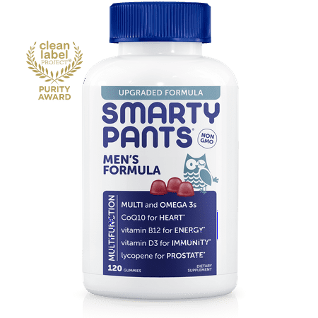 SmartyPants Men's Formula Multivitamin Gummies, 120