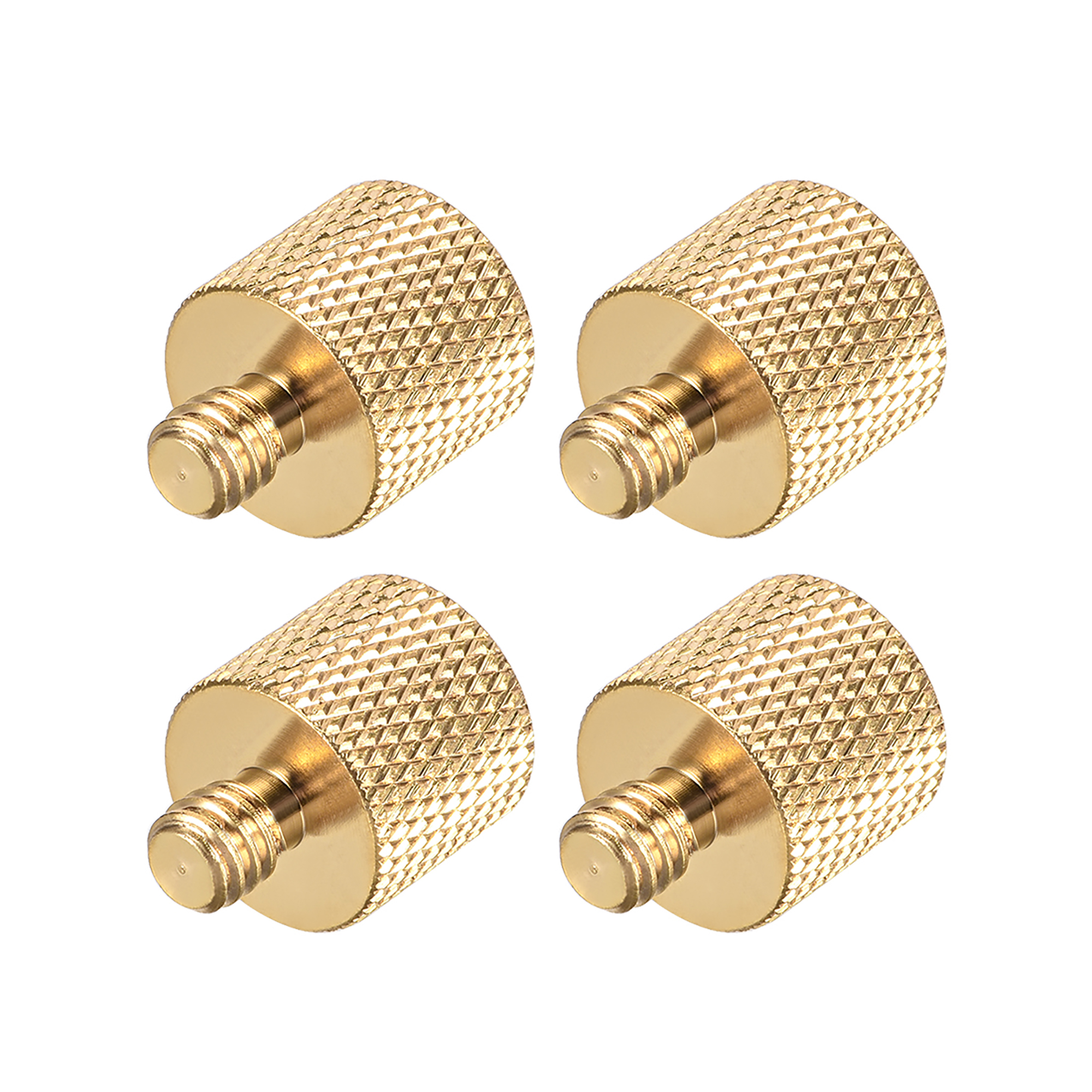 1/4” Male To 3/8" Female Threaded Screw Adapter For Microphone Tripod Stand 4 pcs