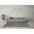 thumbnail image 3 of Ahgly Company Indoor Square Abstract Gray Modern Area Rugs, 6' Square, 3 of 4