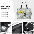 thumbnail image 3 of Balery Tribal Animals Beach Travel Bag - Water-Resistant, Large Capacity Lightweight Tote with 7 Pockets for Women and Men - Perfect for Beach, Pool, Gym, and Travel, 3 of 7