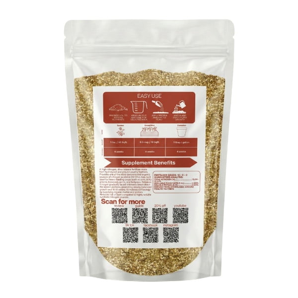Old Cobblers Farm™ Wicked Organics Kelp Meal – Ocean-Based Soil Conditioner for Root Growth, Plant Resilience & Soil Health (5 lbs | 10 lbs | 15 lbs | 20 lbs)(5lbs)
