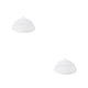 thumbnail image 2 of Ounissouiy Cubierta para alimentos, accesorios multiusos para el hogar, utensilios de tienda antivoladores, pantalla redonda, tamaño compacto, Blanco 2piezas, 2 of 6