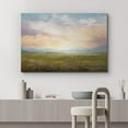 thumbnail image 2 of PixonSign Canvas Print Wall Art Sunset Sky Rustic Grass Field Nature Wilderness Illustrations Fine Art Decorative Farmhouse/Country Relax/Calm/Cozy Multicolor Zen for Bedroom - 24"x36", 2 of 5