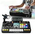 thumbnail image 1 of BotaniNest Interactive Kids DJ Mixer With Light Up Buttons Realistic Sound And Built In Microphone For Early Music Education, 1 of 7