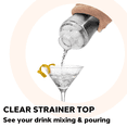thumbnail image 5 of Groove Double Wall SS Cocktail Shaker (500 ml, 17 oz), 5 of 8