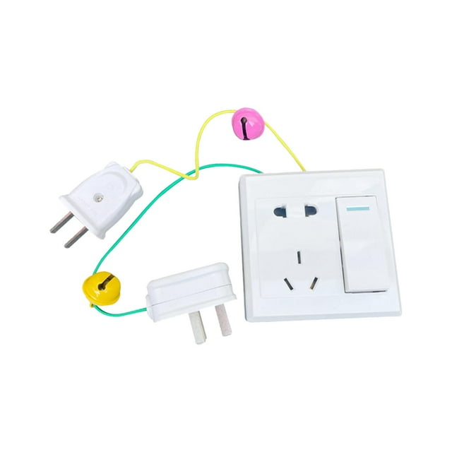 Accesorios de tablero ocupado sensorial Montessori, enchufe con juego de cognición de enchufe, juguetes educativos para edades tempranas de habilidad Sunnimix Zócalo con enchufe