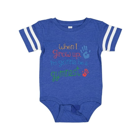 

Inktastic Gymnast Future Gift Baby Boy or Baby Girl Bodysuit