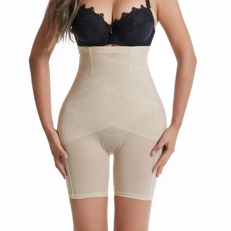WMTBSRSW Womens Waist Cincher Body Shaper Shorts Tummy Control Shapewear Panty Seamless High Waist Shaping Girdle Underwear Thongs