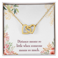 thumbnail image 1 of To My Girlfriend Distance Means so Little Inseparable Necklace, 1 of 7