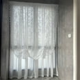 thumbnail image 7 of soumake Contemporary White Household Sheer Kitchen Lace Curtain, 5.12 x 7.87 in, 7 of 7