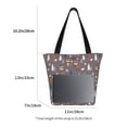 thumbnail image 3 of Disketp Snowflake Fox Bolsa de Hombro Casual para Mujer, Bolso Cruzado para Compras, Viajes y Uso Diario, 3 of 6