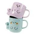 thumbnail image 6 of LEORX 2Pcs Plastic Bathroom Cups for Toddlers Cute 3D Bear Design Assorted Colors for Rinsing and Drinking, 6 of 8